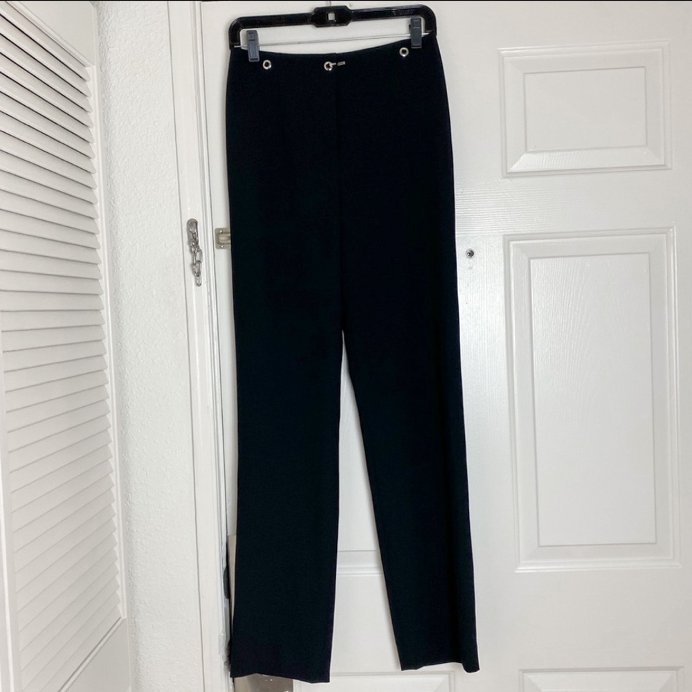 AYA MUSE Black Callie Pant Grommet Detail in Size Small NWT
